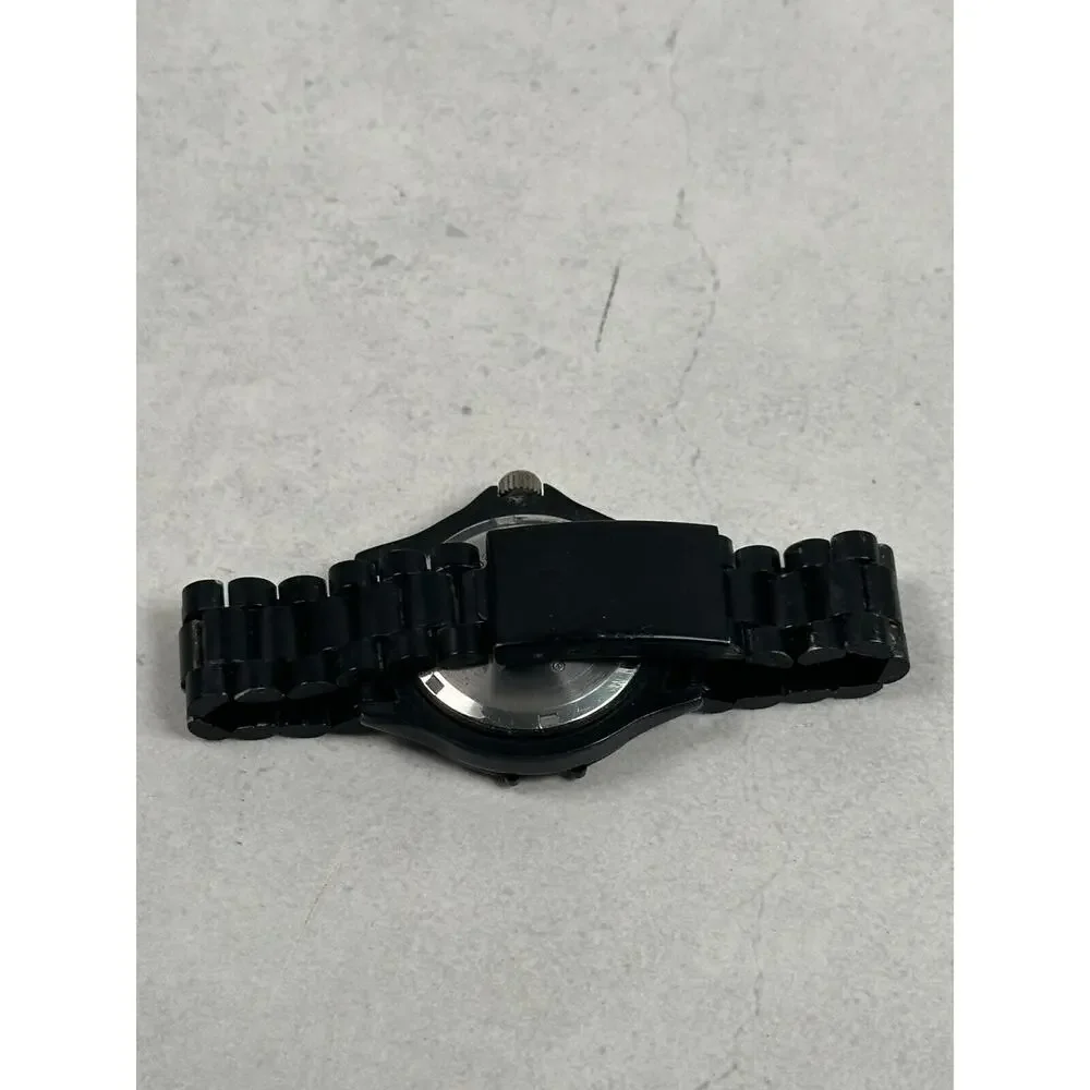Members Only Watch Mens 37mm Black Date Rotating Bezel 7
